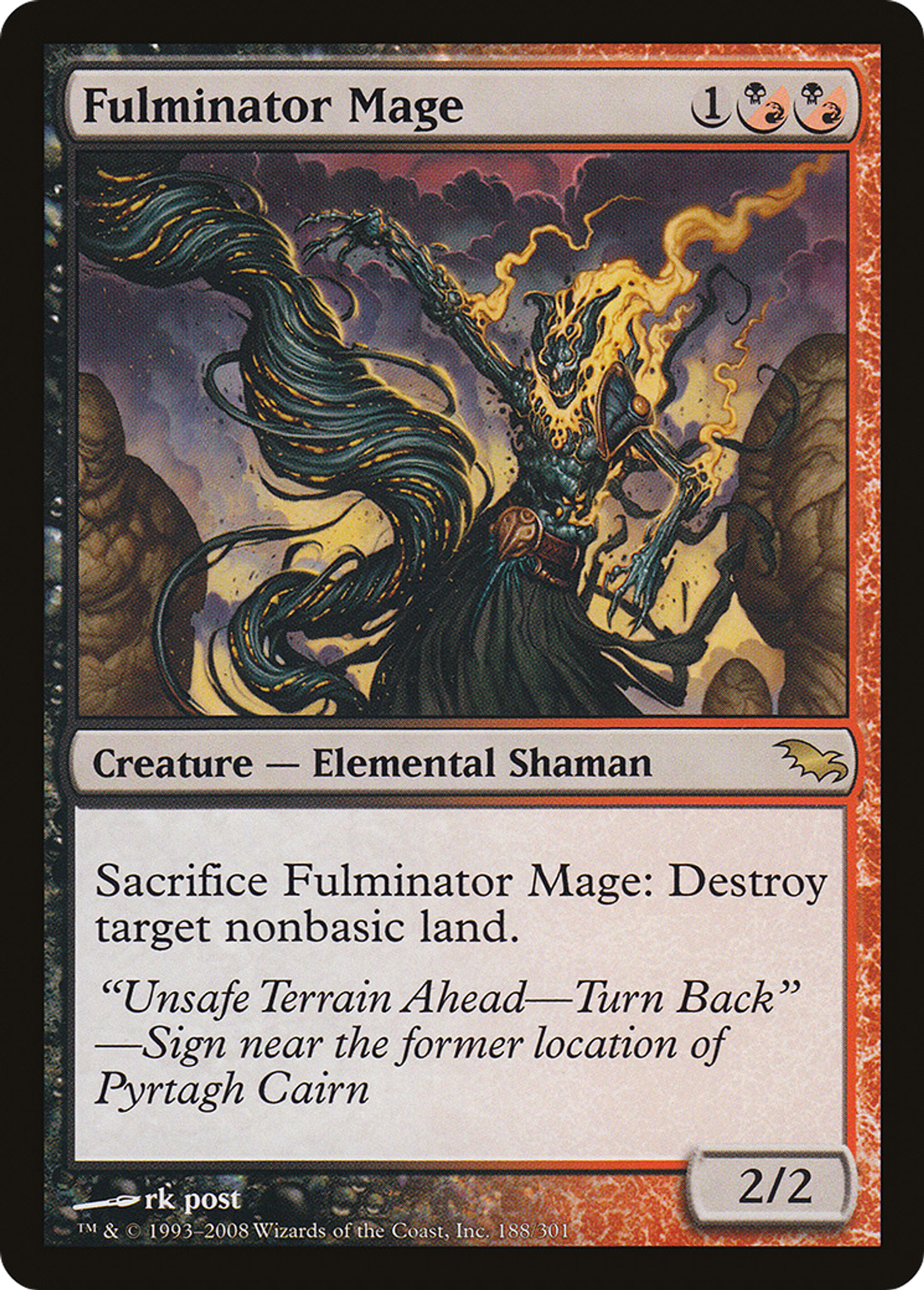 Fulminator Mage — Shadowmoor — Magic: The Gathering