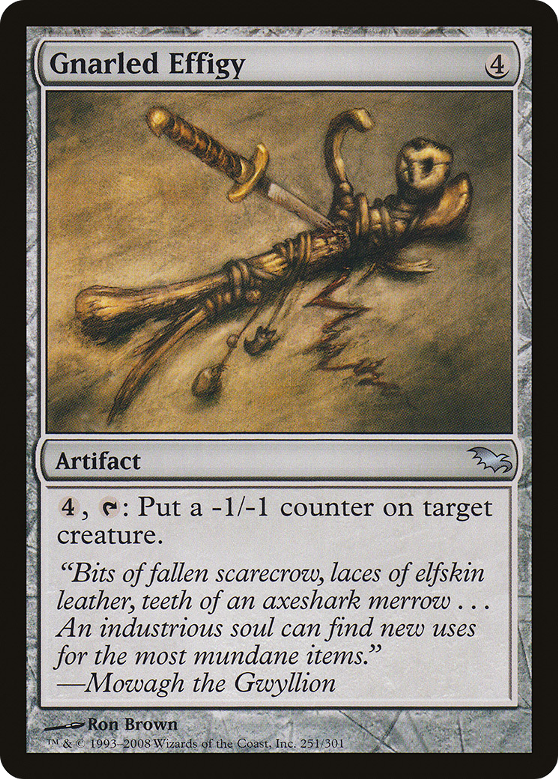 Gnarled Effigy — Shadowmoor — Magic: The Gathering