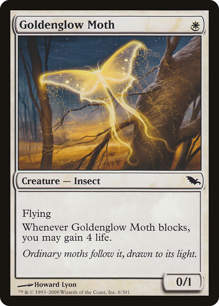Goldenglow Moth — Shadowmoor — Magic: The Gathering
