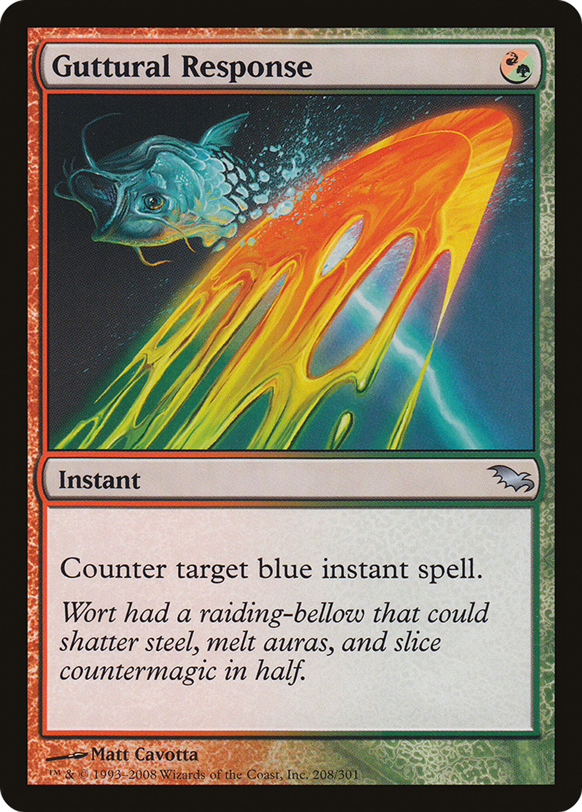 Guttural Response — Shadowmoor — Magic: The Gathering