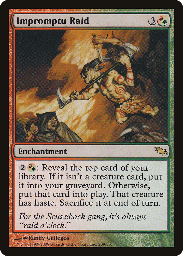 Impromptu Raid — Shadowmoor — Magic: The Gathering