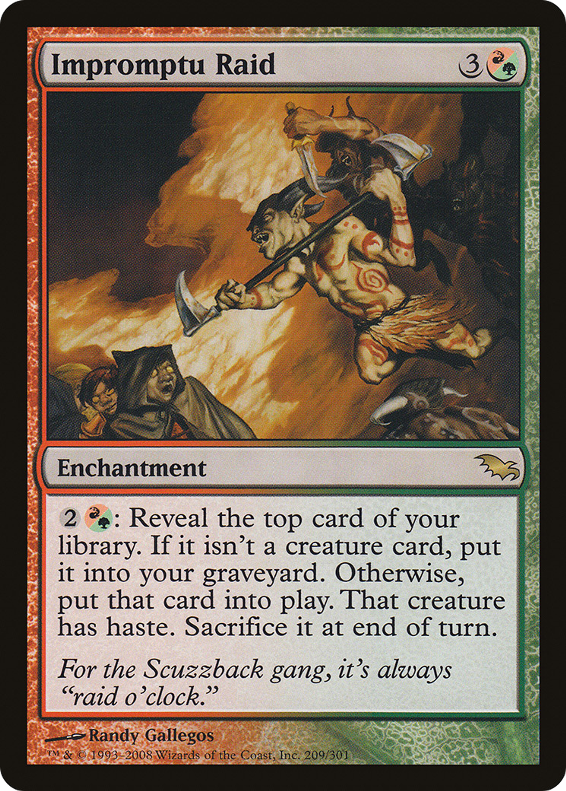 Impromptu Raid — Shadowmoor — Magic: The Gathering