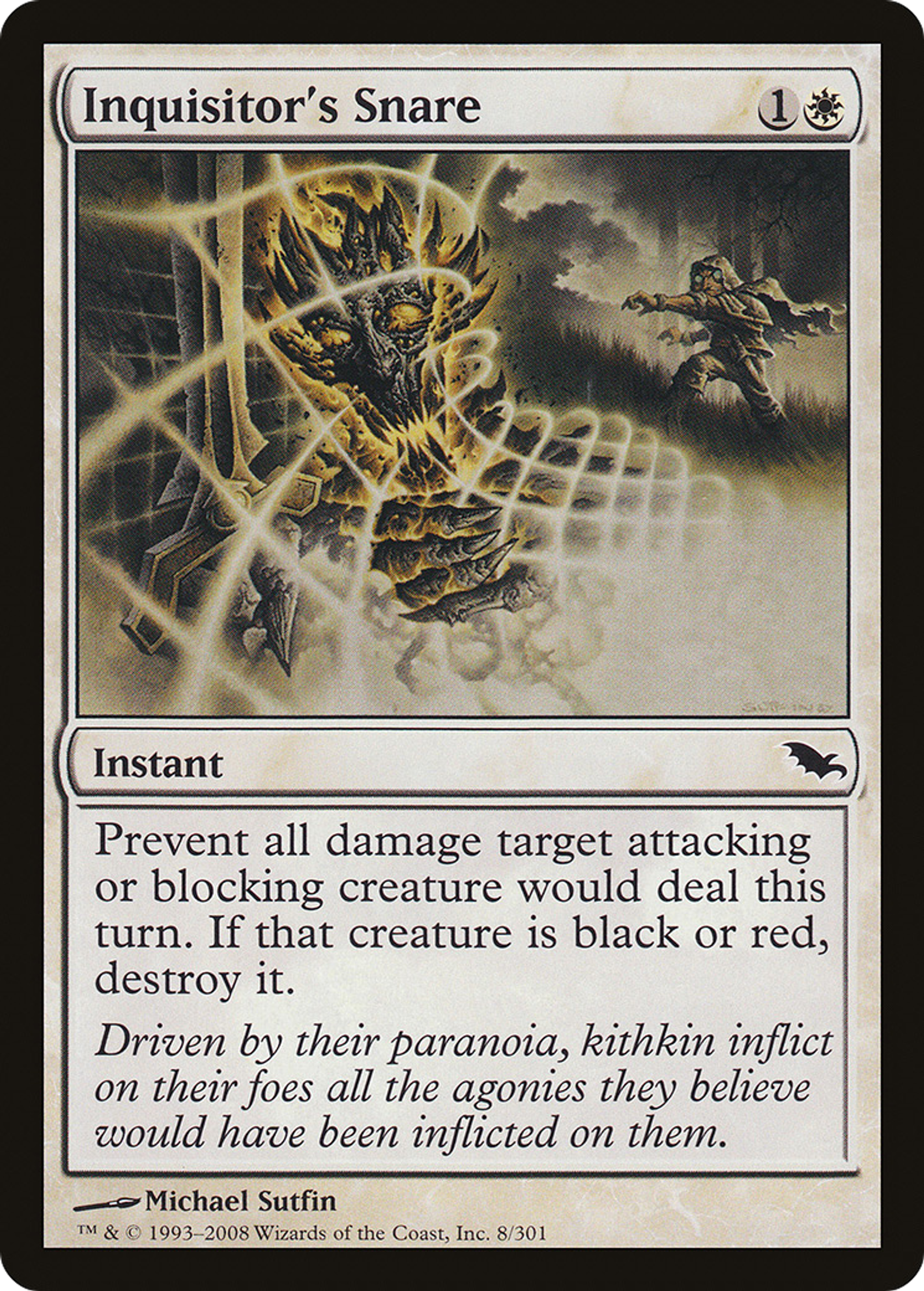 Inquisitor's Snare — Shadowmoor — Magic: The Gathering