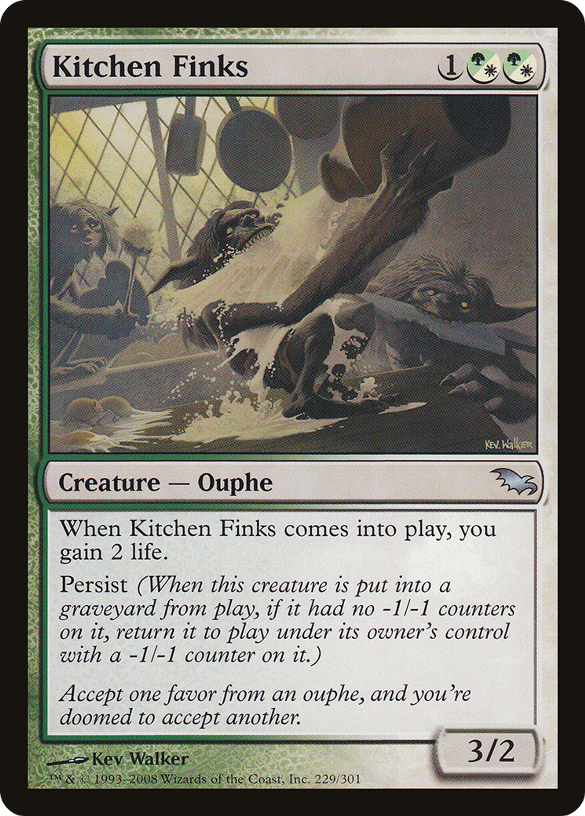 Kitchen Finks — Shadowmoor — Magic: The Gathering