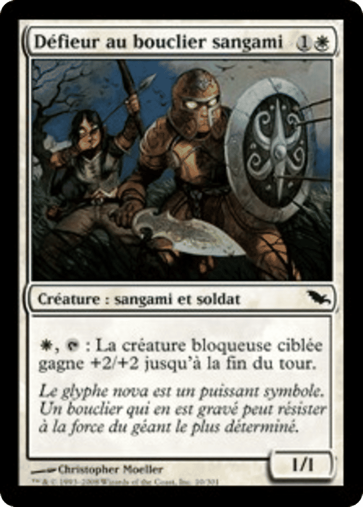 Défieur au bouclier sangami — Shadowmoor — Magic: The Gathering