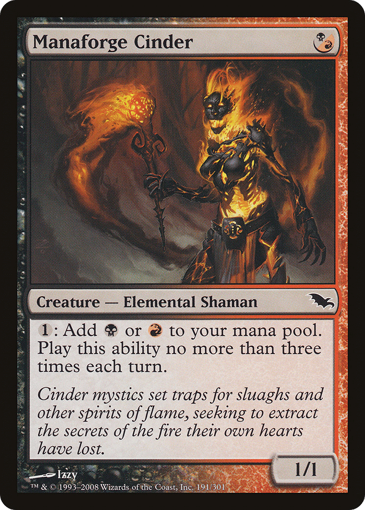 Manaforge Cinder — Shadowmoor — Magic: The Gathering