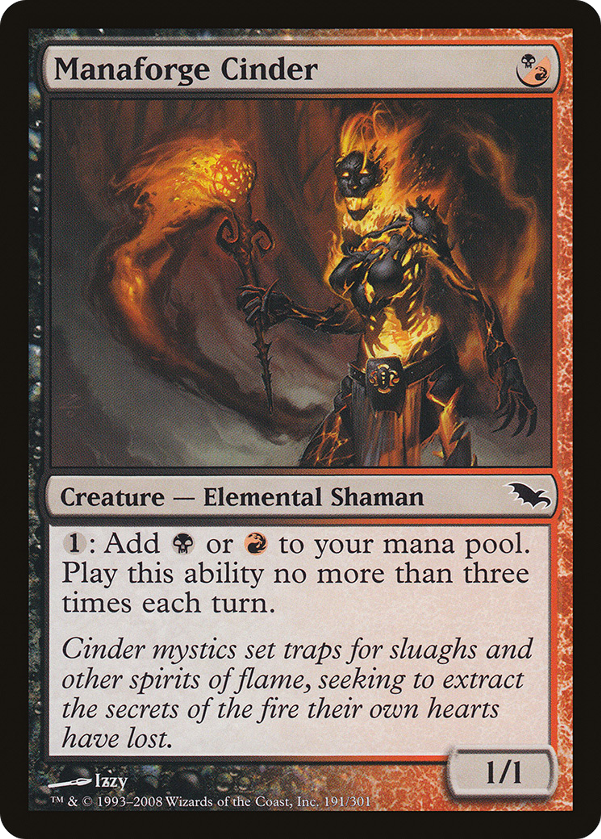 Manaforge Cinder — Shadowmoor — Magic: The Gathering