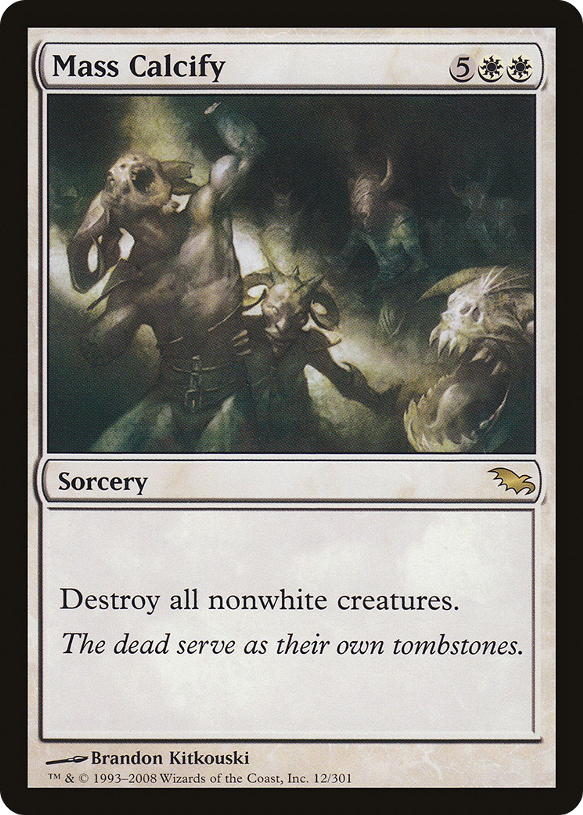 Mass Calcify — Shadowmoor — Magic: The Gathering
