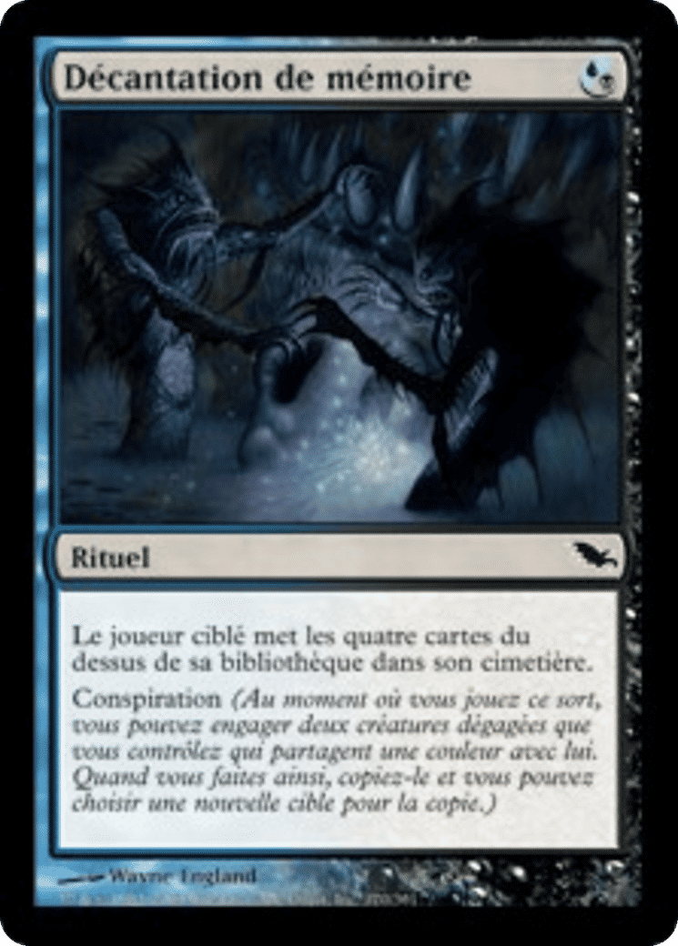 Décantation de mémoire — Shadowmoor — Magic: The Gathering