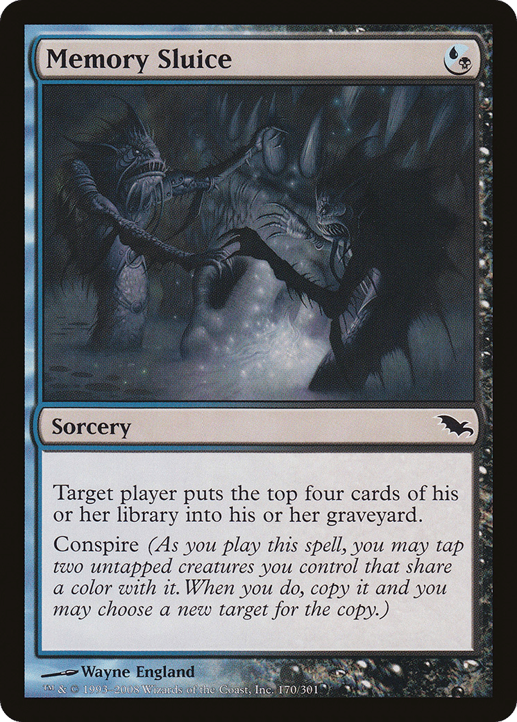 Memory Sluice — Shadowmoor — Magic: The Gathering
