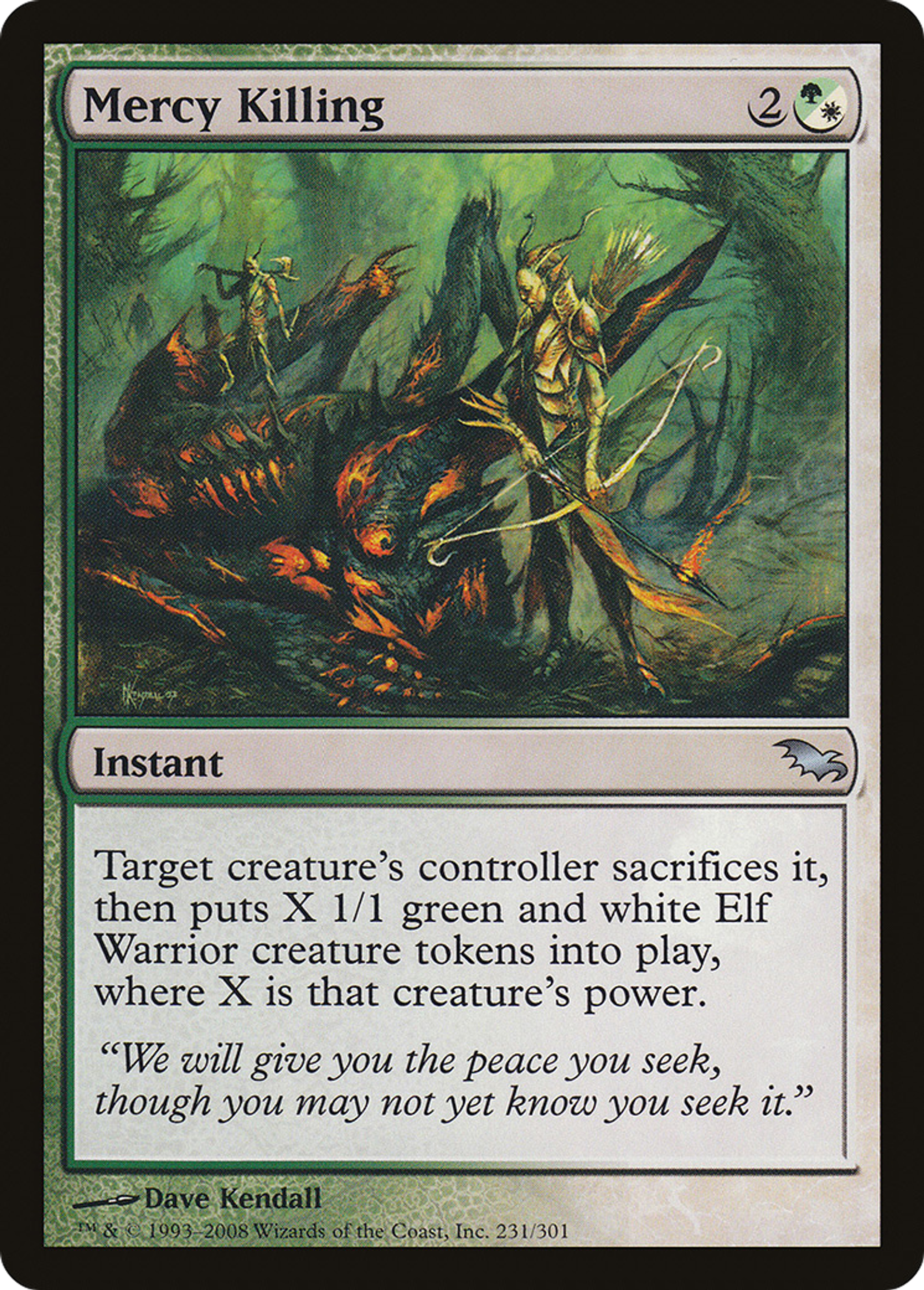 Mercy Killing — Shadowmoor — Magic: The Gathering