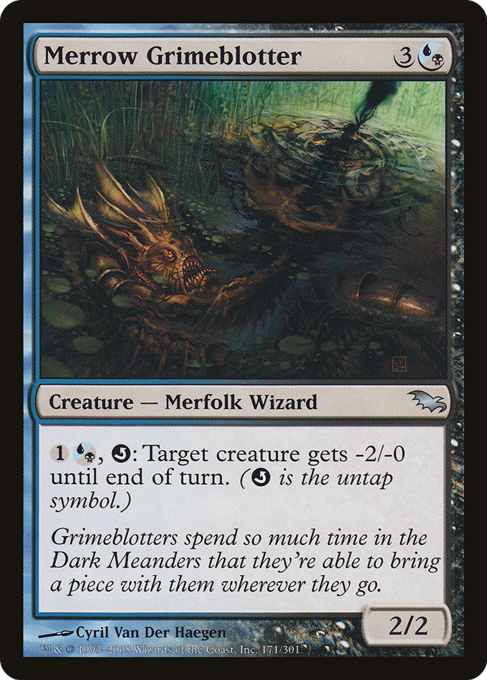 Merrow Grimeblotter — Shadowmoor — Magic: The Gathering