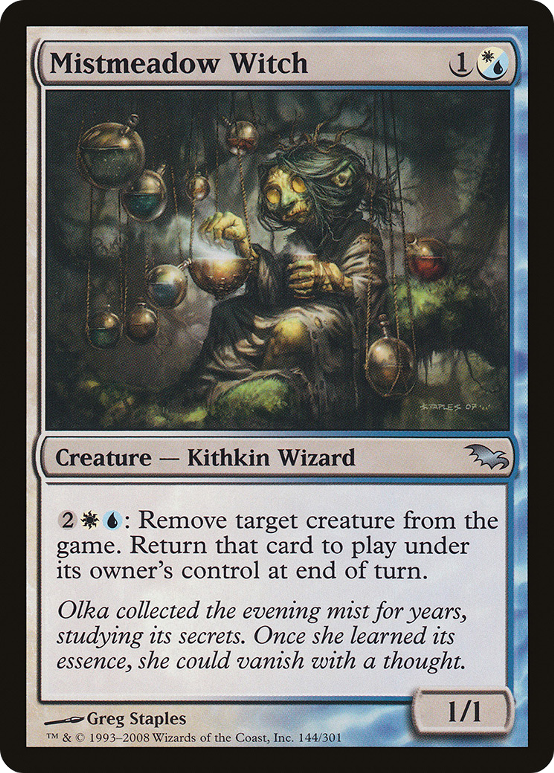 Mistmeadow Witch — Shadowmoor — Magic: The Gathering
