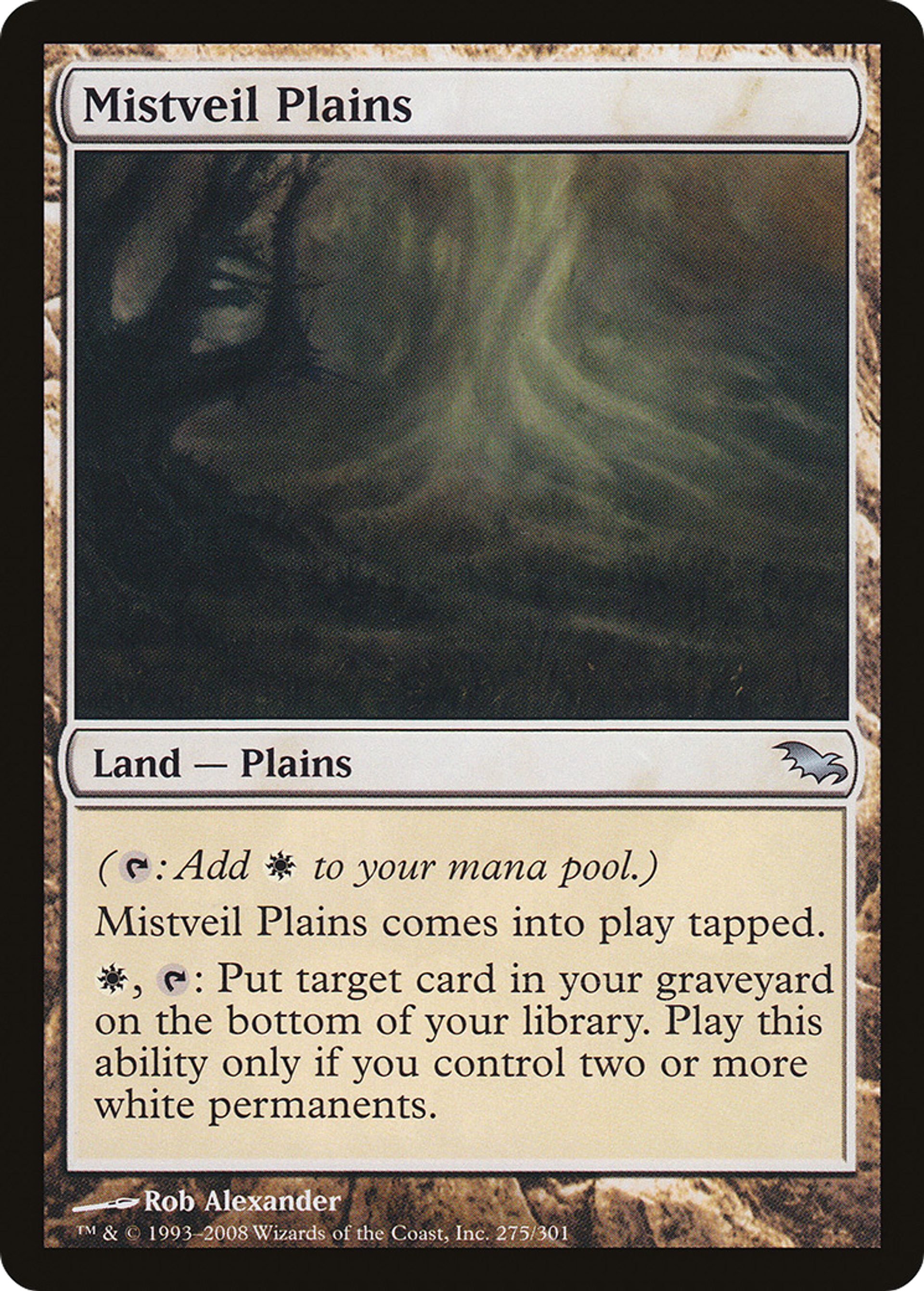 Mistveil Plains — Shadowmoor — Magic: The Gathering