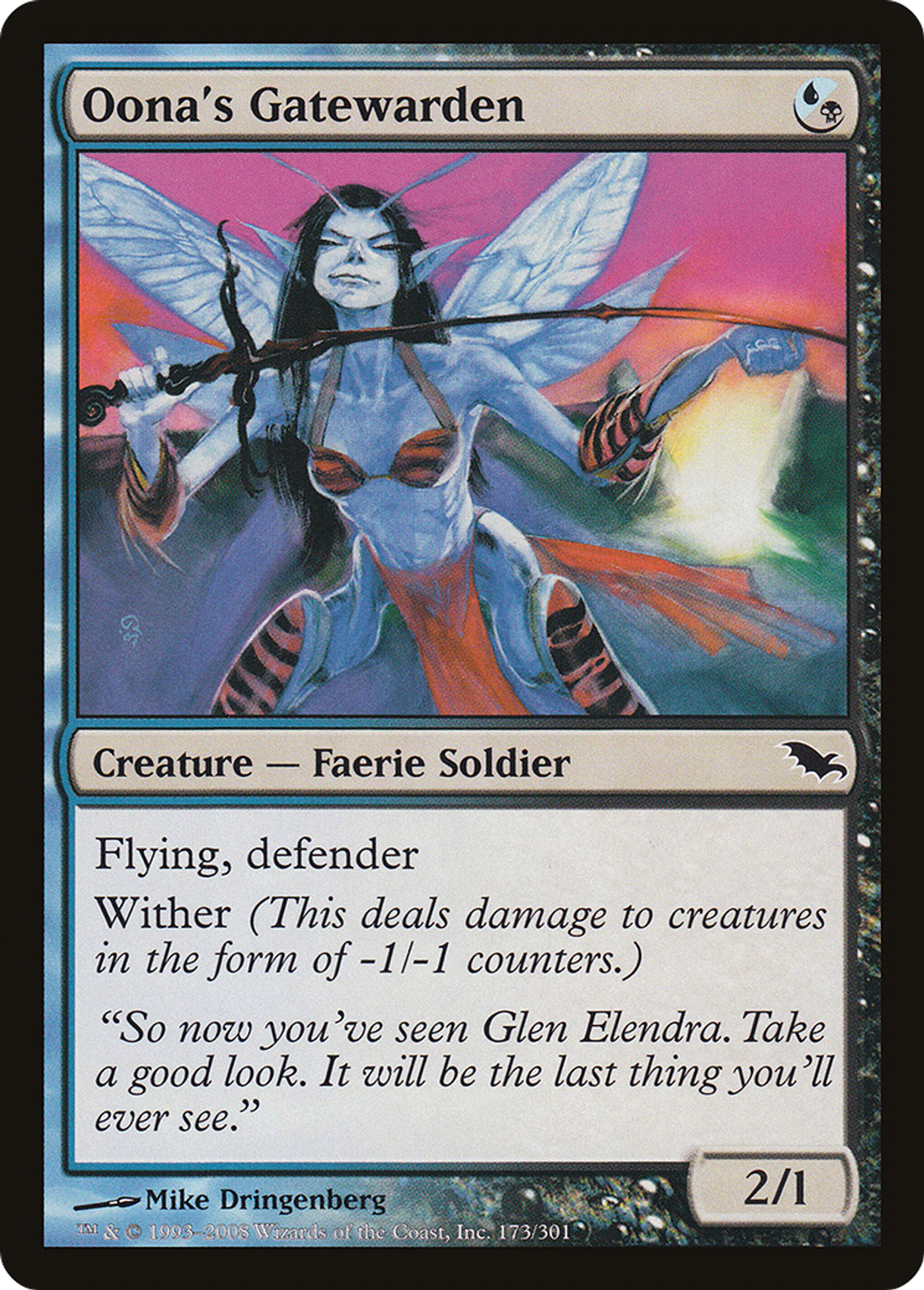 Oona's Gatewarden — Shadowmoor — Magic: The Gathering