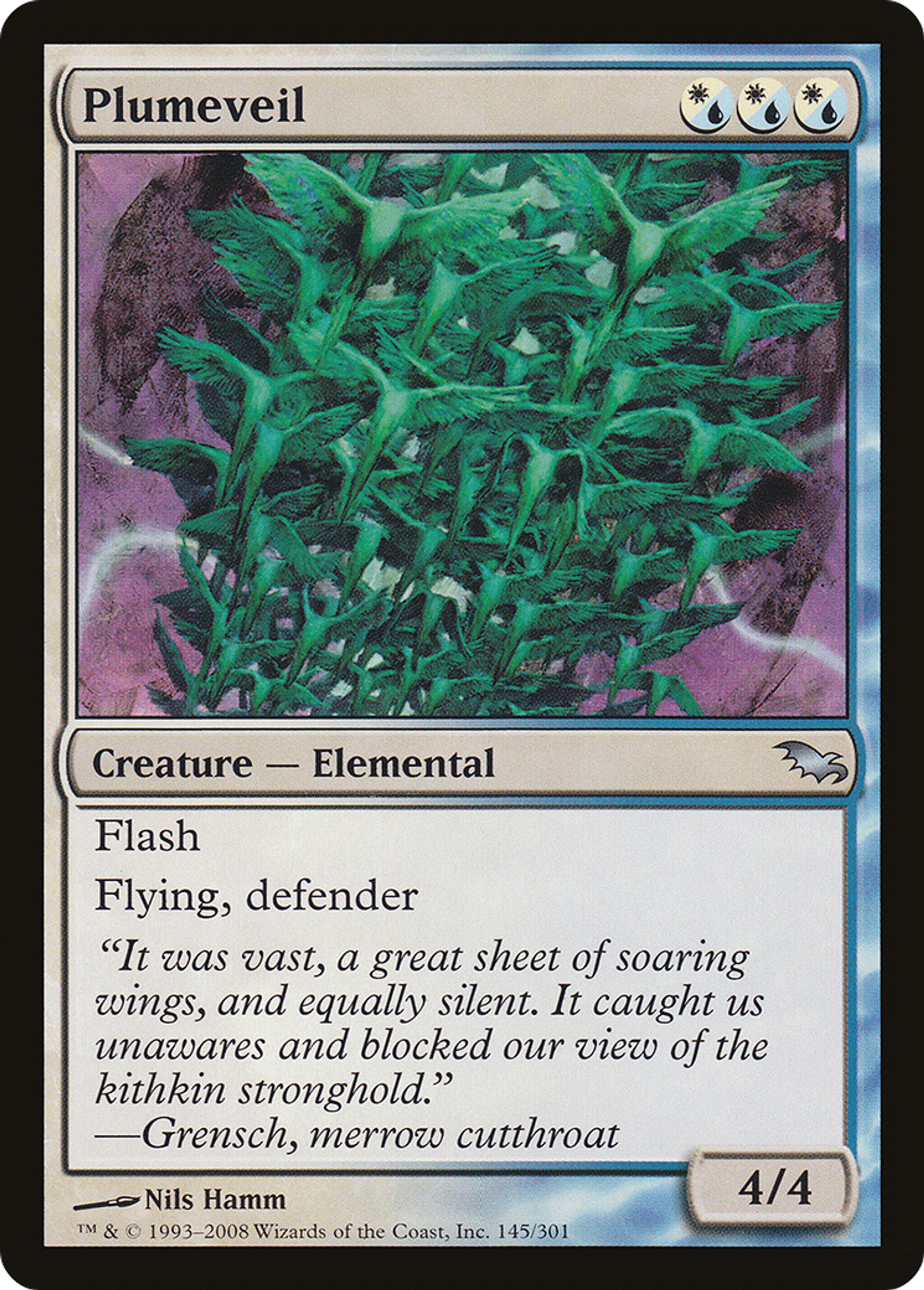 Plumeveil — Shadowmoor — Magic: The Gathering