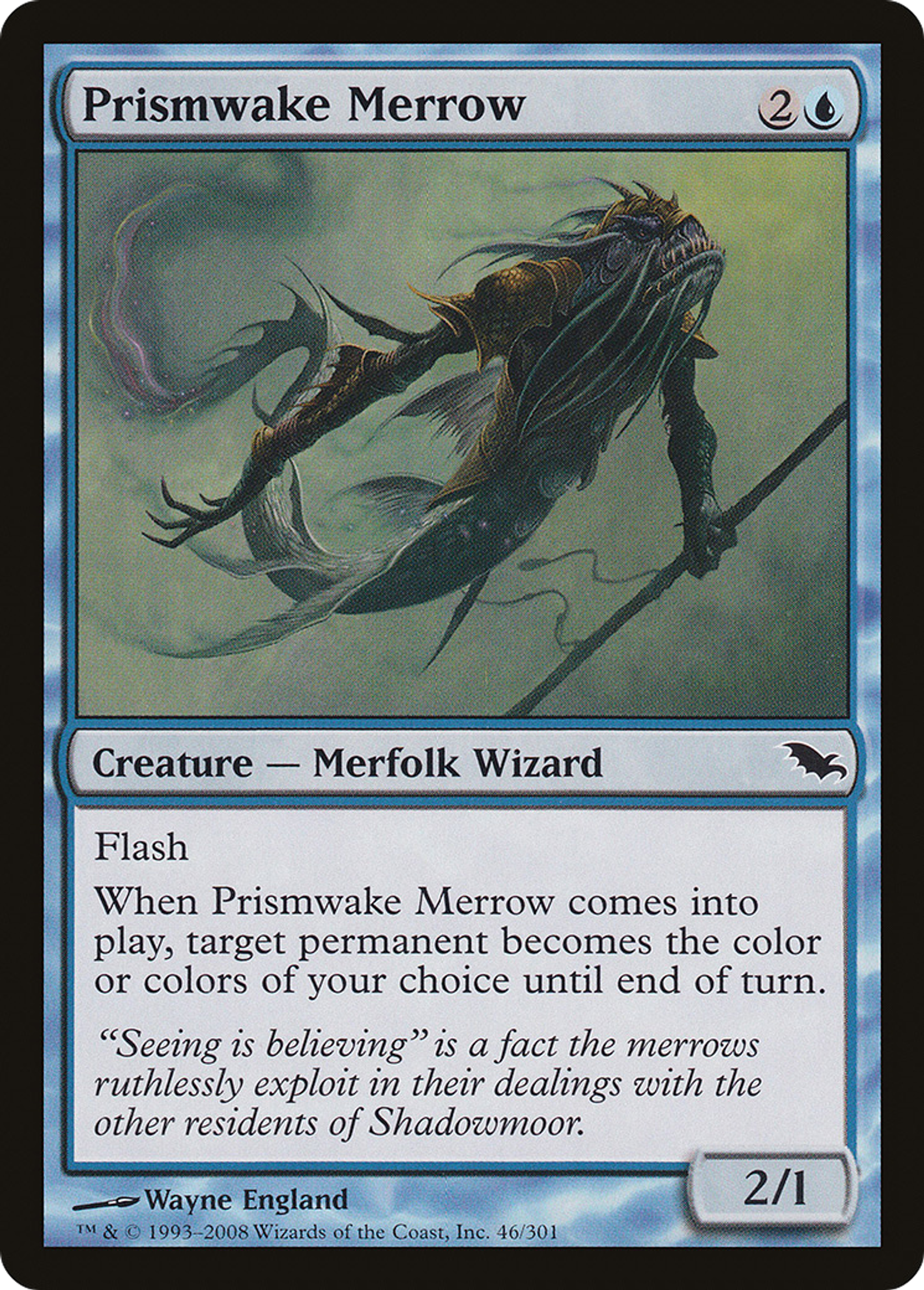 Prismwake Merrow — Shadowmoor — Magic: The Gathering