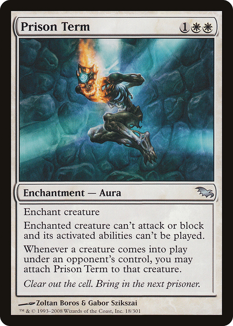 Prison Term — Shadowmoor — Magic: The Gathering