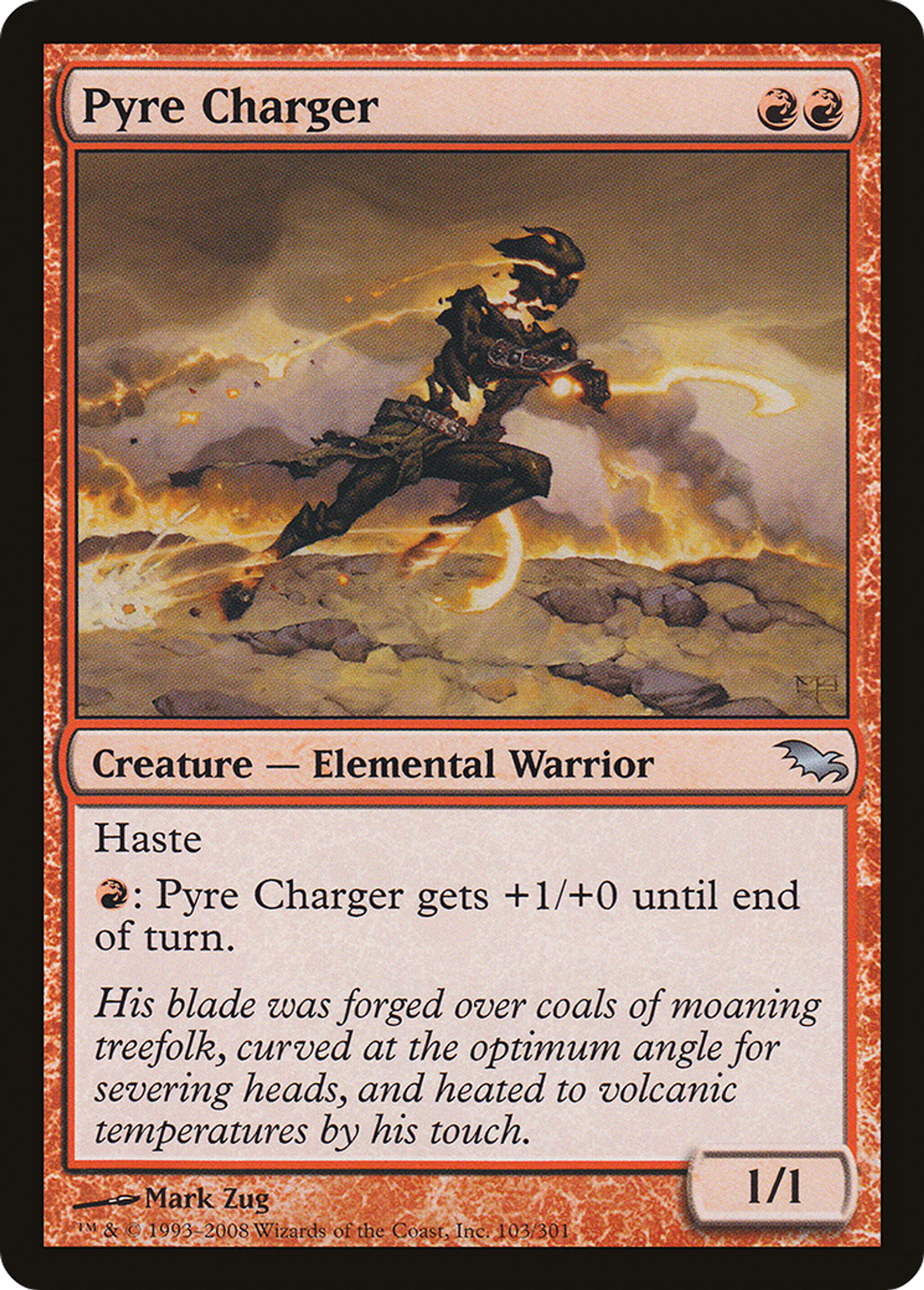 Pyre Charger — Shadowmoor — Magic: The Gathering