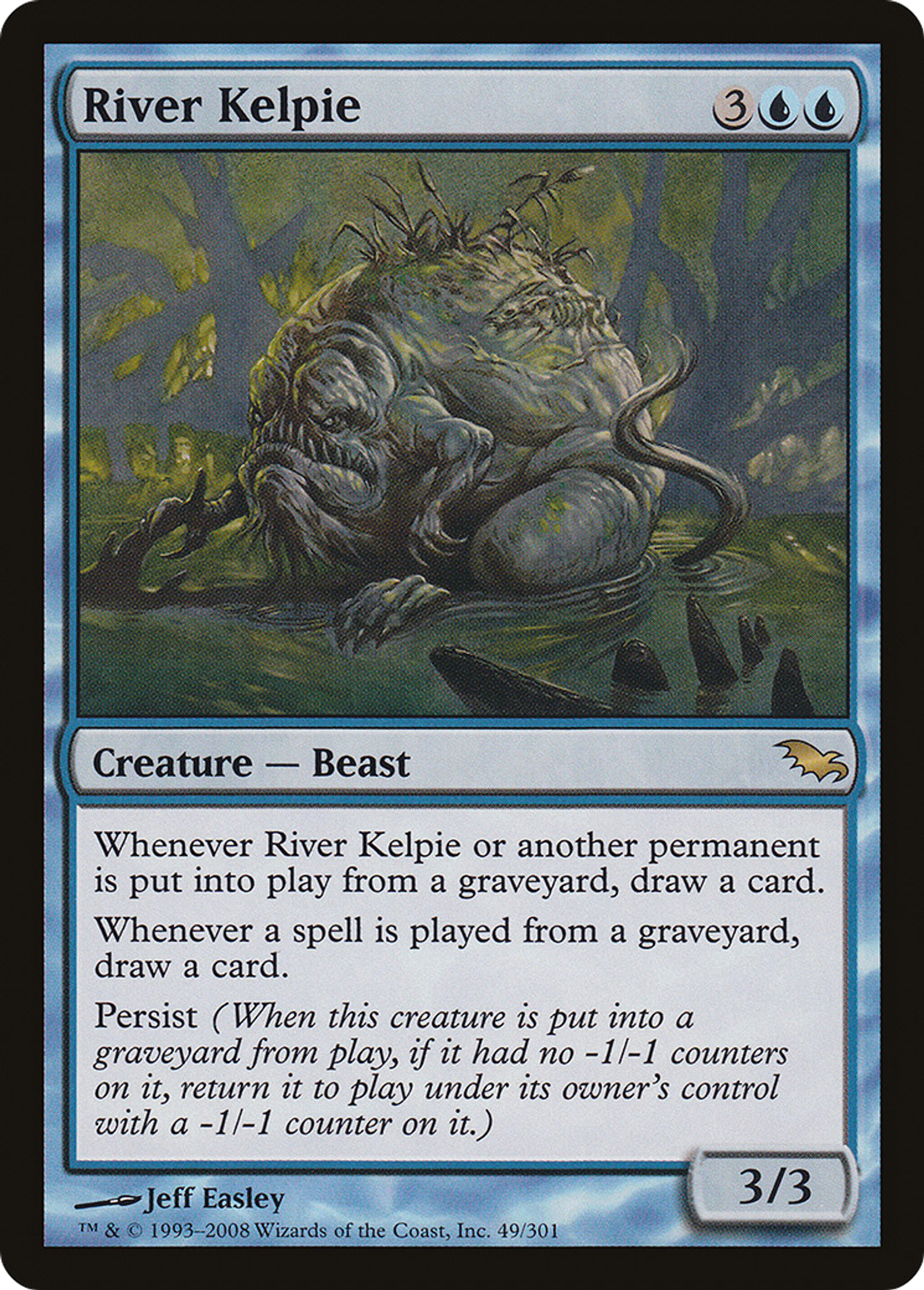 River Kelpie — Shadowmoor — Magic: The Gathering