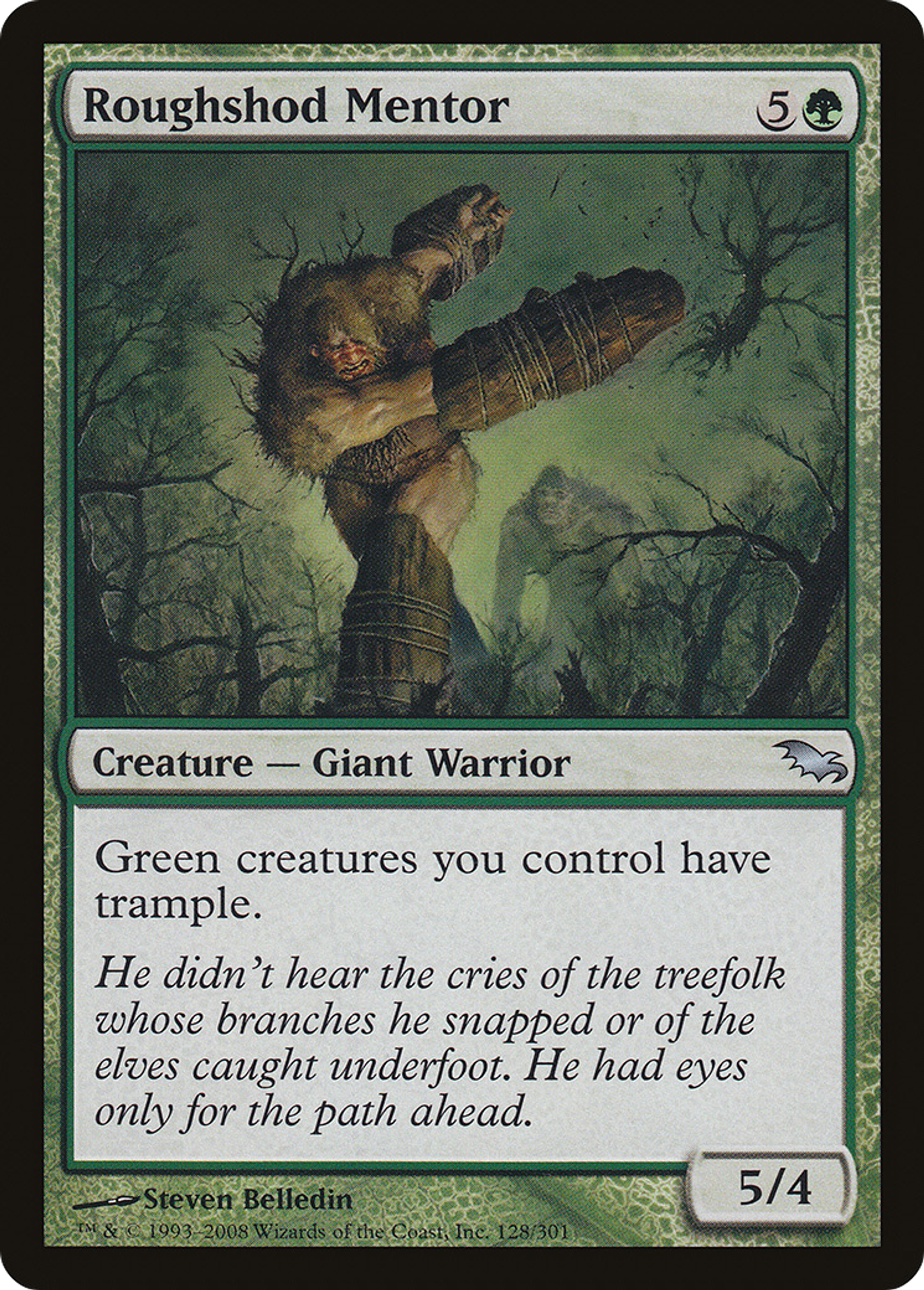 Roughshod Mentor — Shadowmoor — Magic: The Gathering