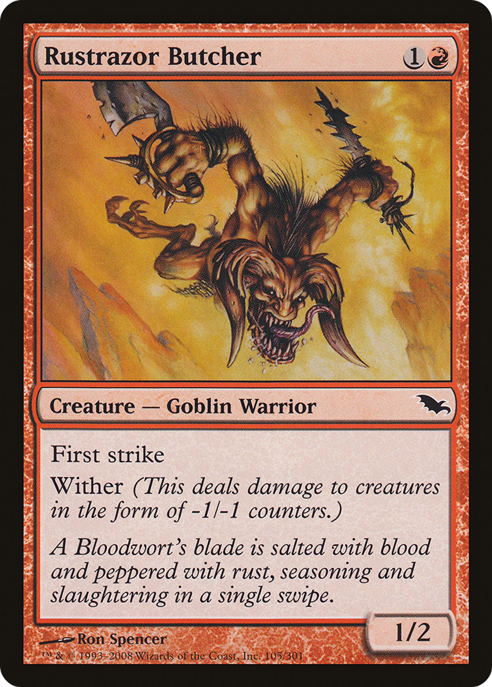 Rustrazor Butcher — Shadowmoor — Magic: The Gathering