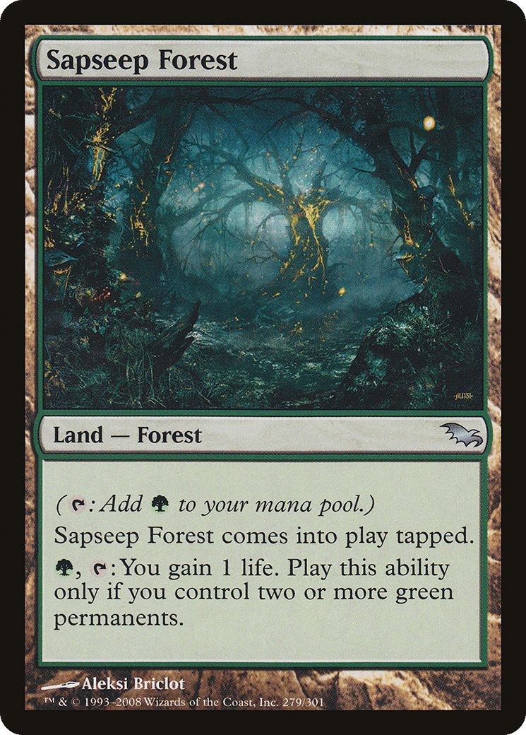 Sapseep Forest — Shadowmoor — Magic: The Gathering
