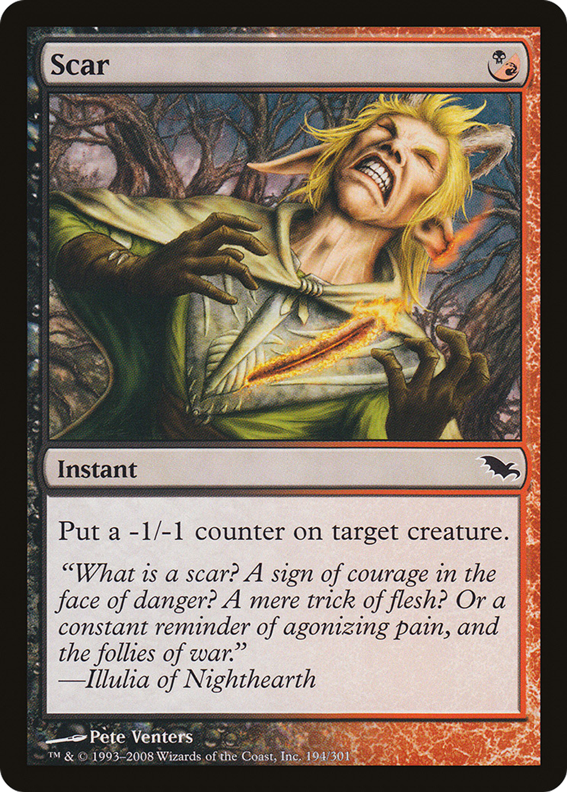 Scar — Shadowmoor — Magic: The Gathering