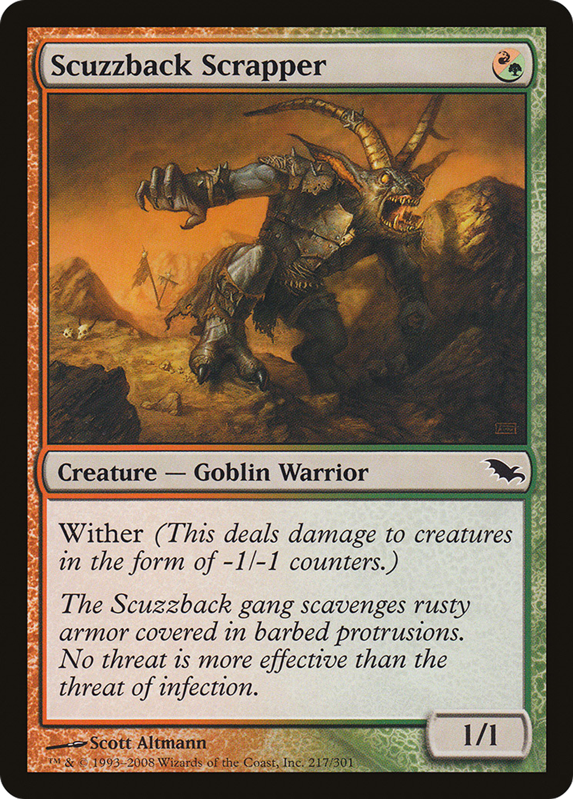 Scuzzback Scrapper — Shadowmoor — Magic: The Gathering