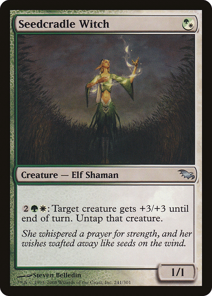 Seedcradle Witch — Shadowmoor — Magic: The Gathering
