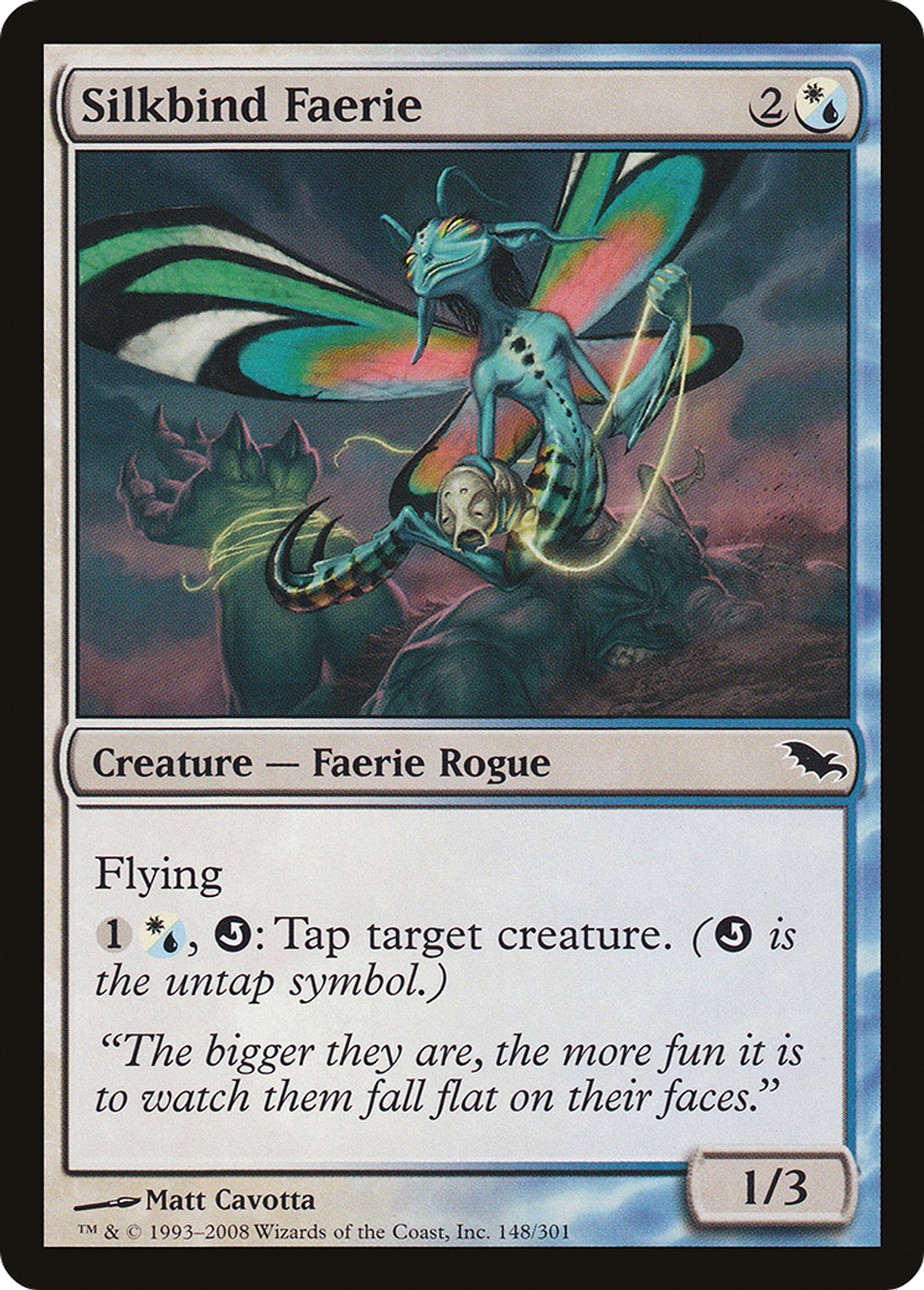 Silkbind Faerie — Shadowmoor — Magic: The Gathering