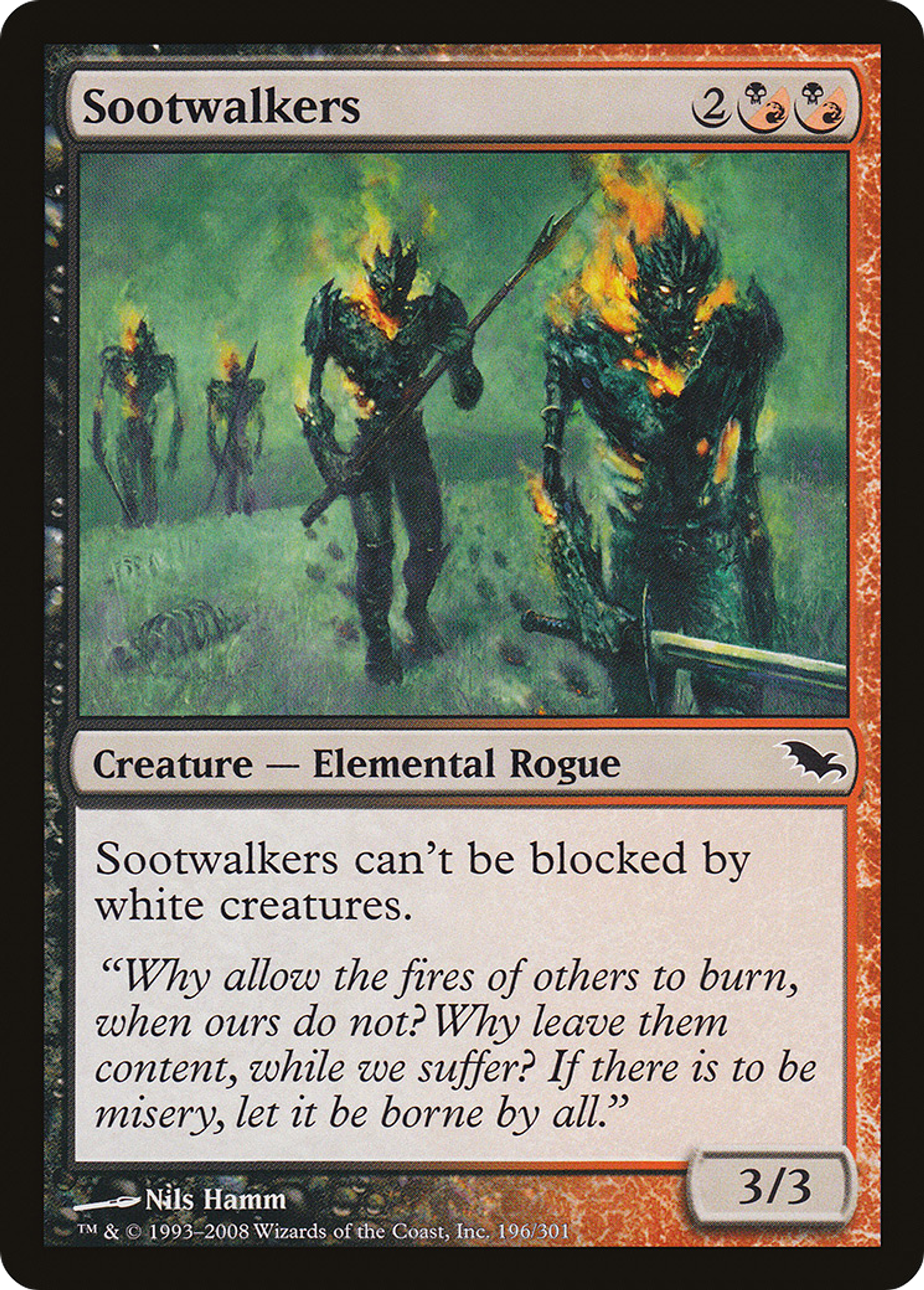 Sootwalkers — Shadowmoor — Magic: The Gathering