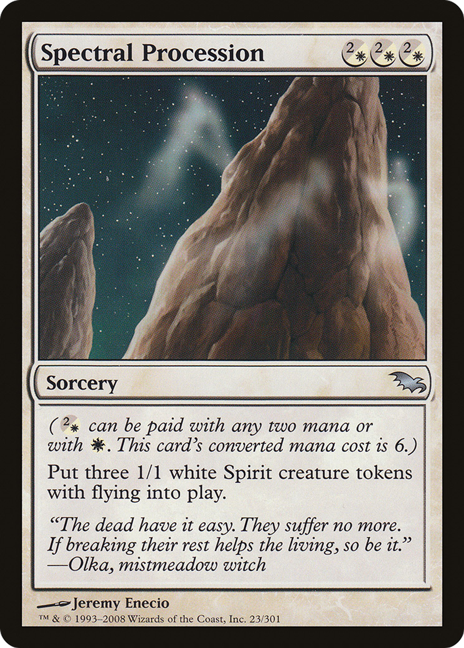 Spectral Procession — Shadowmoor — Magic: The Gathering