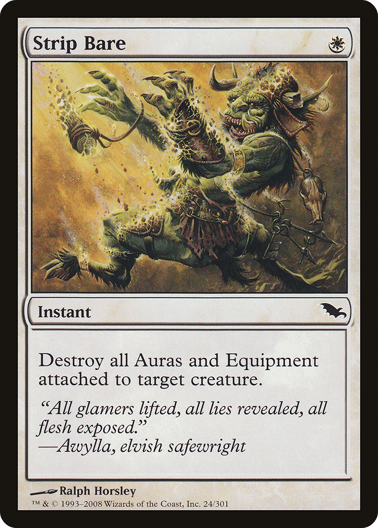 Strip Bare — Shadowmoor — Magic: The Gathering