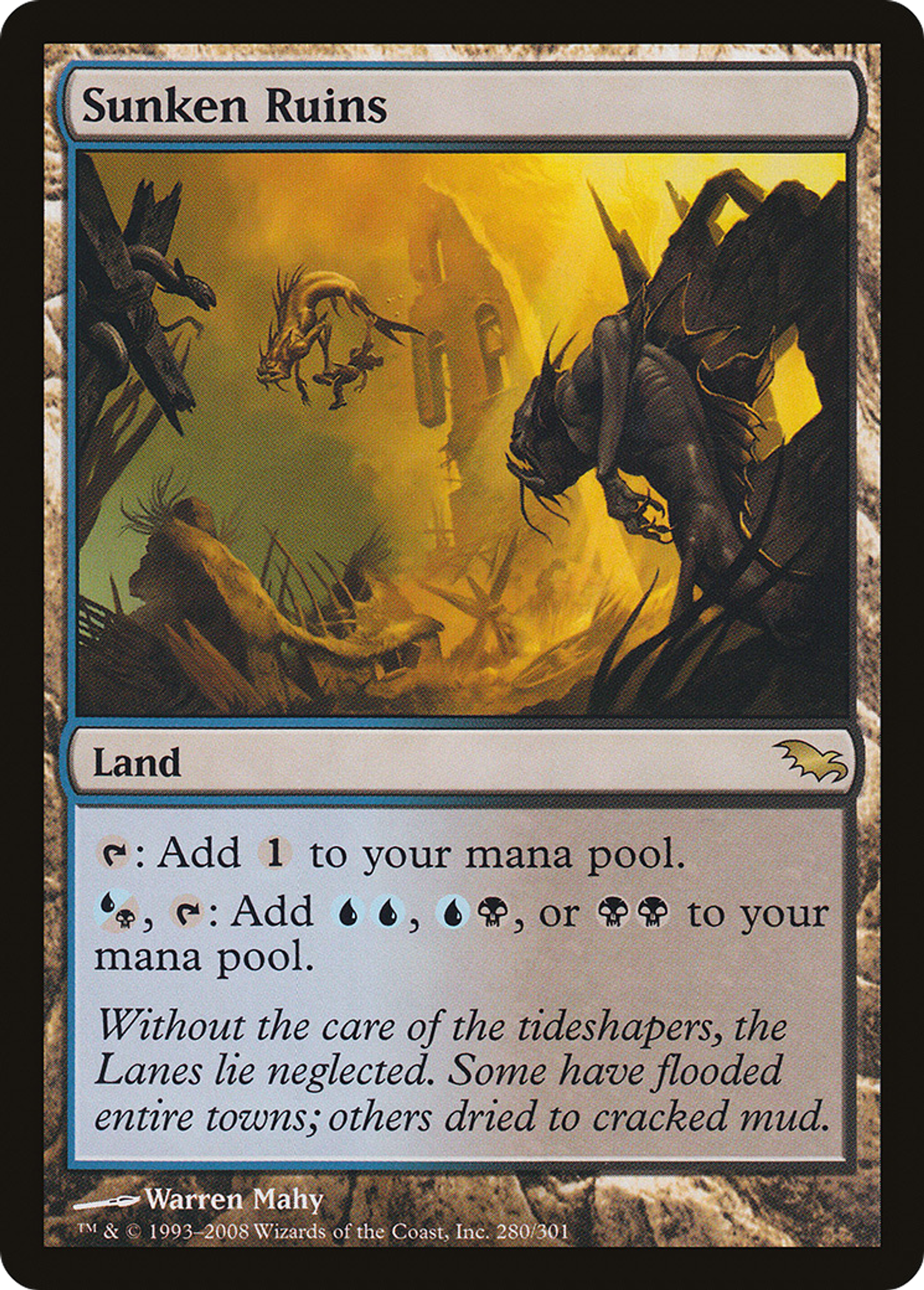 Sunken Ruins — Shadowmoor — Magic: The Gathering