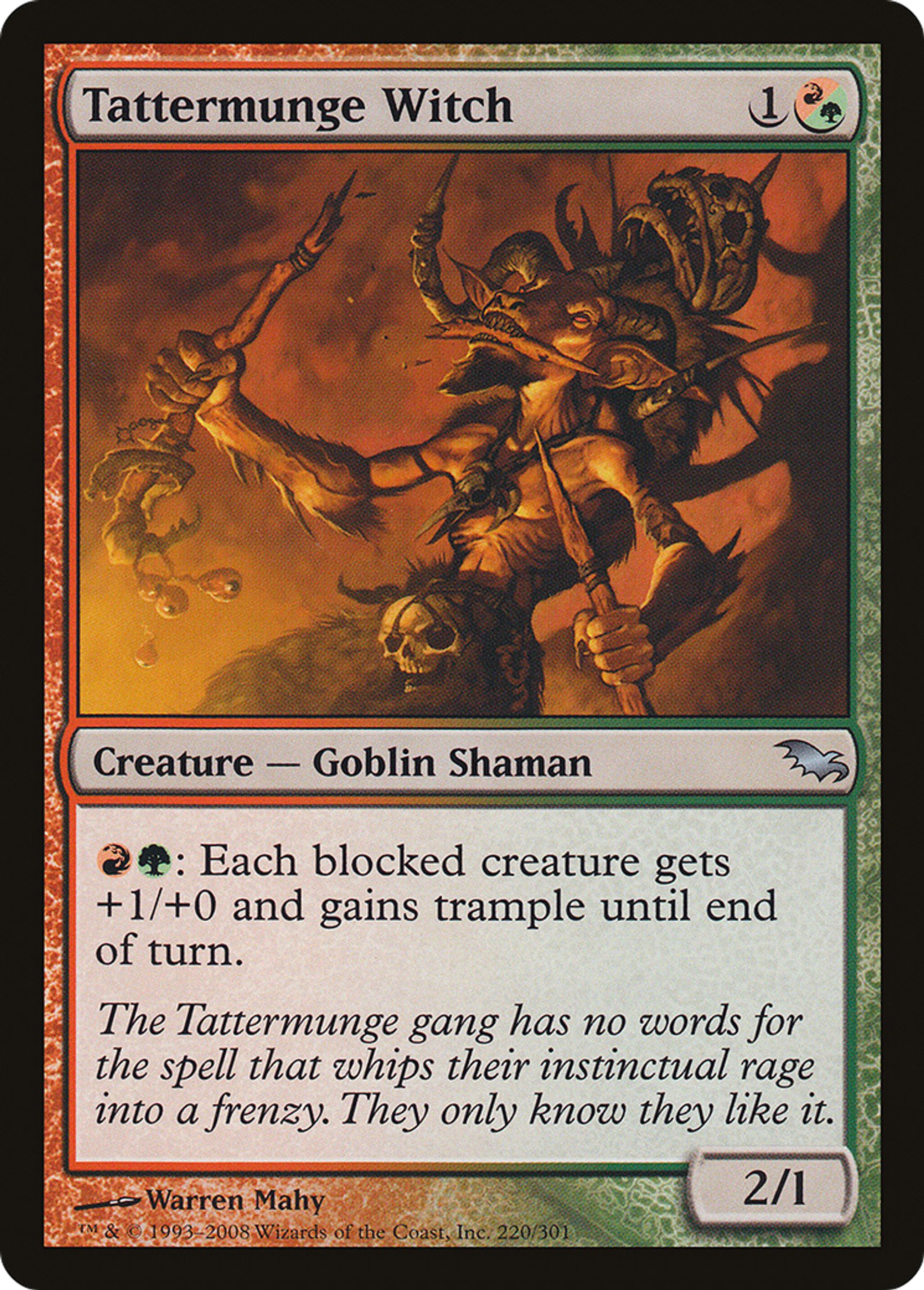 Tattermunge Witch — Shadowmoor — Magic: The Gathering