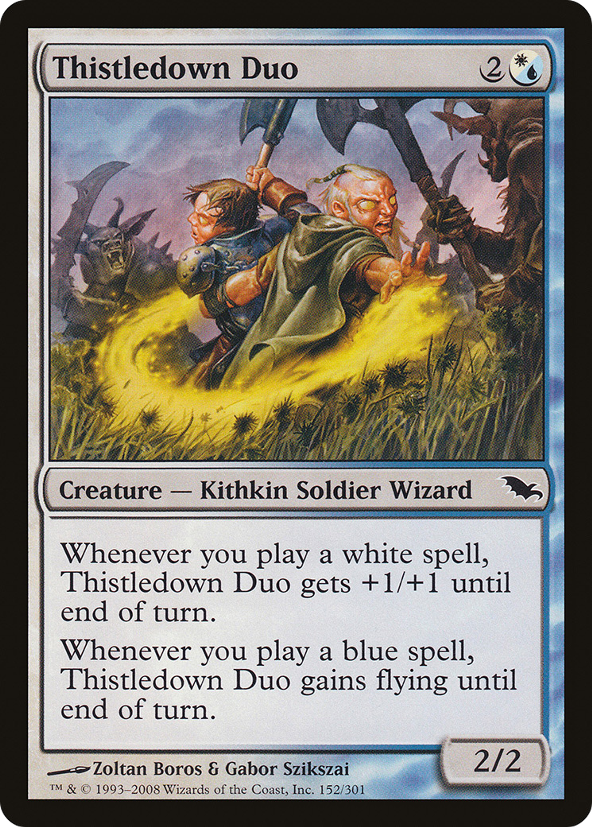 Thistledown Duo — Shadowmoor — Magic: The Gathering