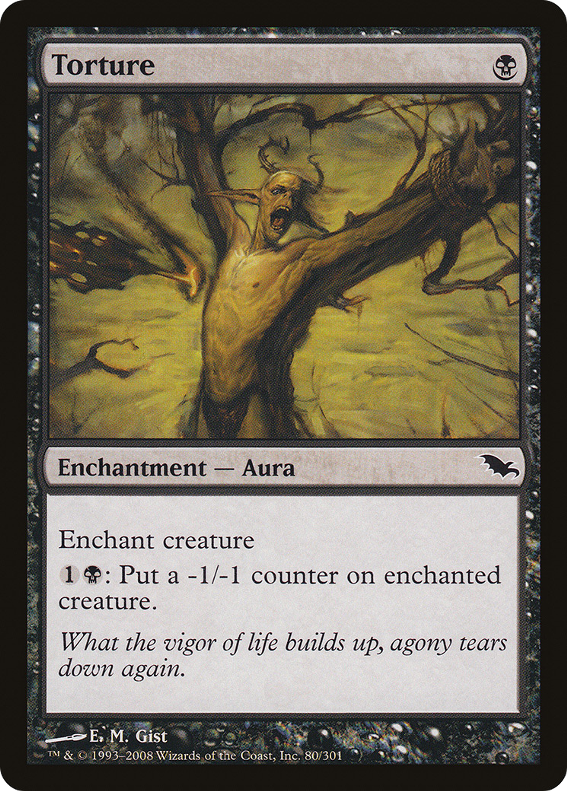 Torture — Shadowmoor — Magic: The Gathering