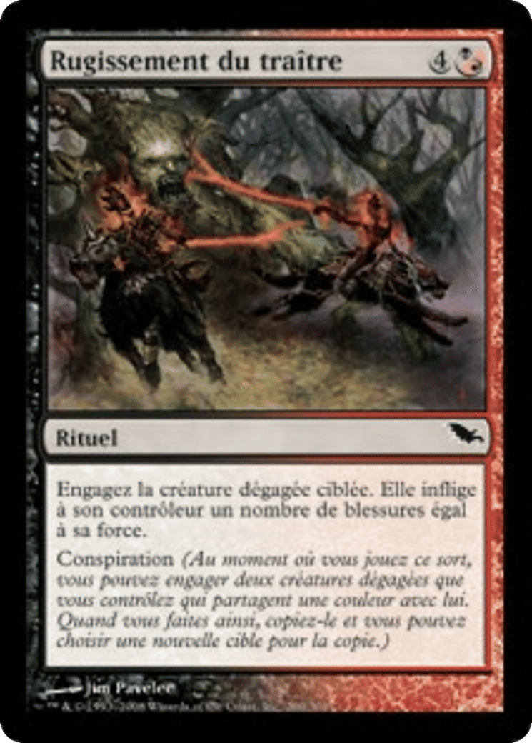 Rugissement du traître — Shadowmoor — Magic: The Gathering