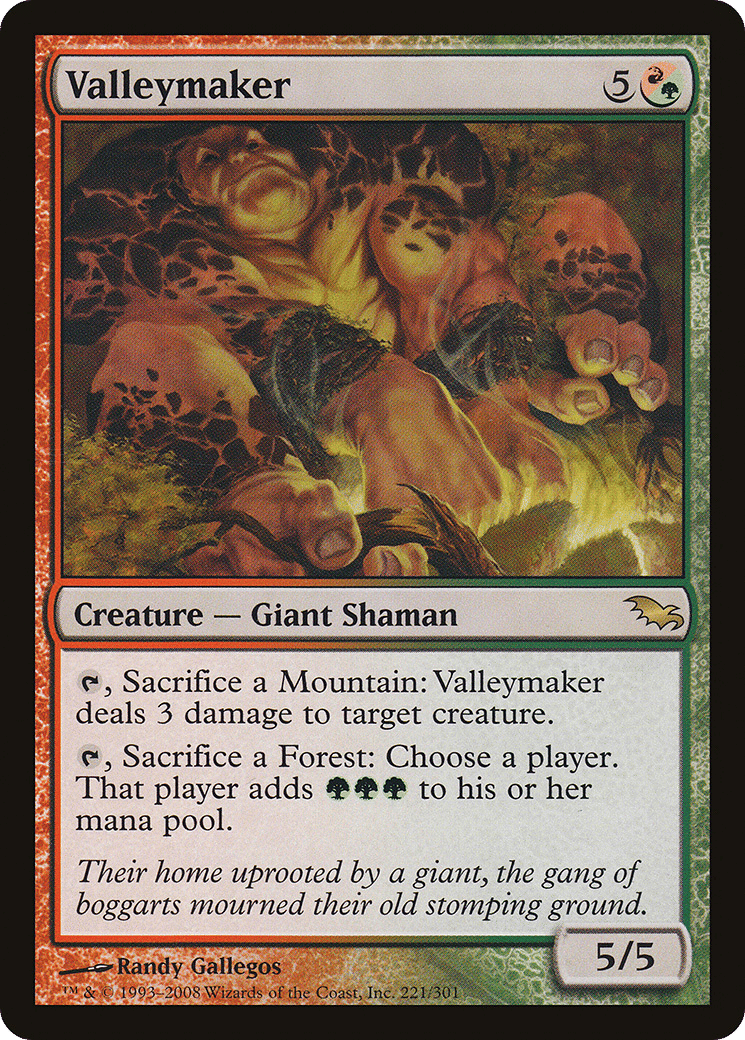 Valleymaker — Shadowmoor — Magic: The Gathering
