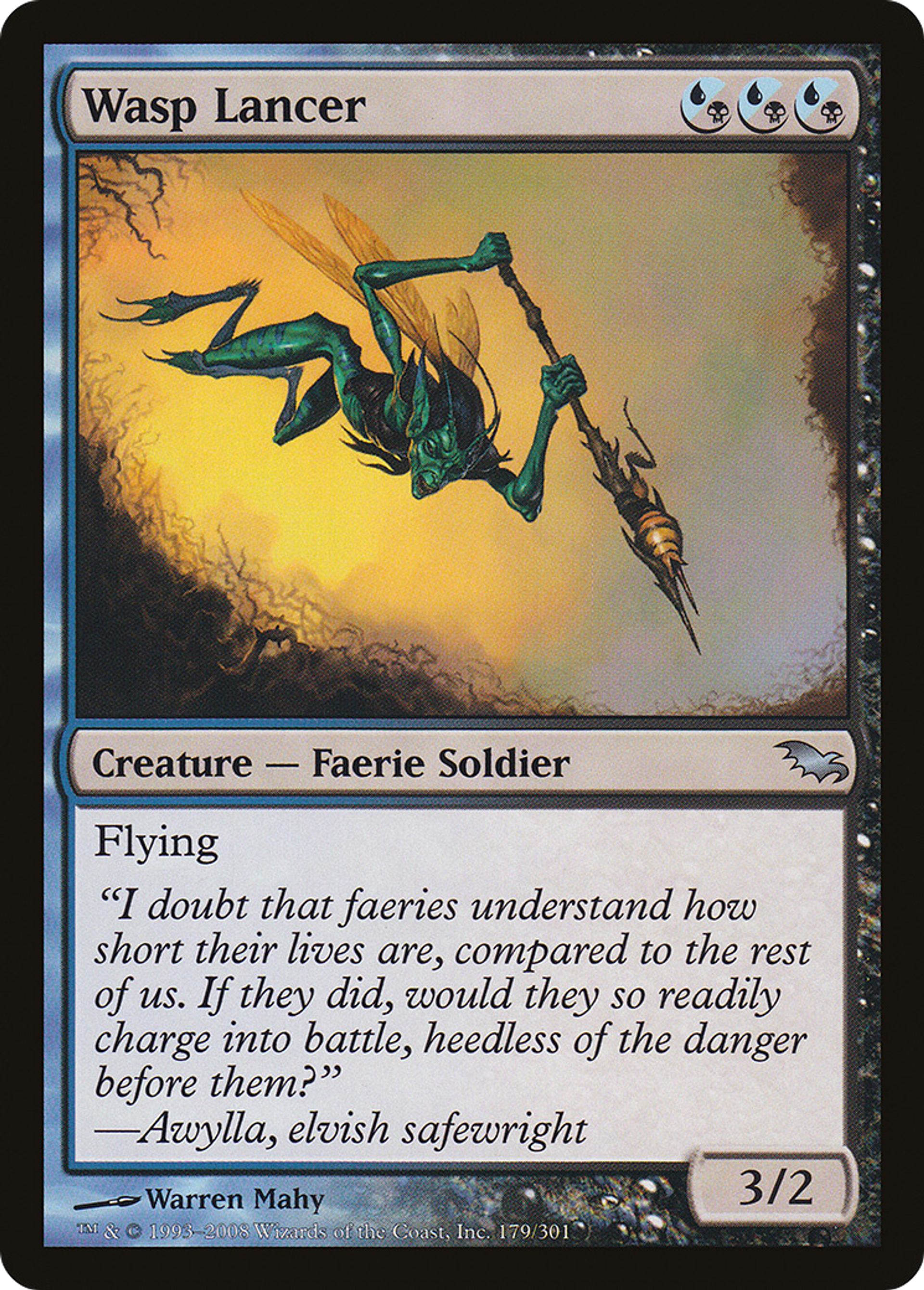 Wasp Lancer — Shadowmoor — Magic: The Gathering