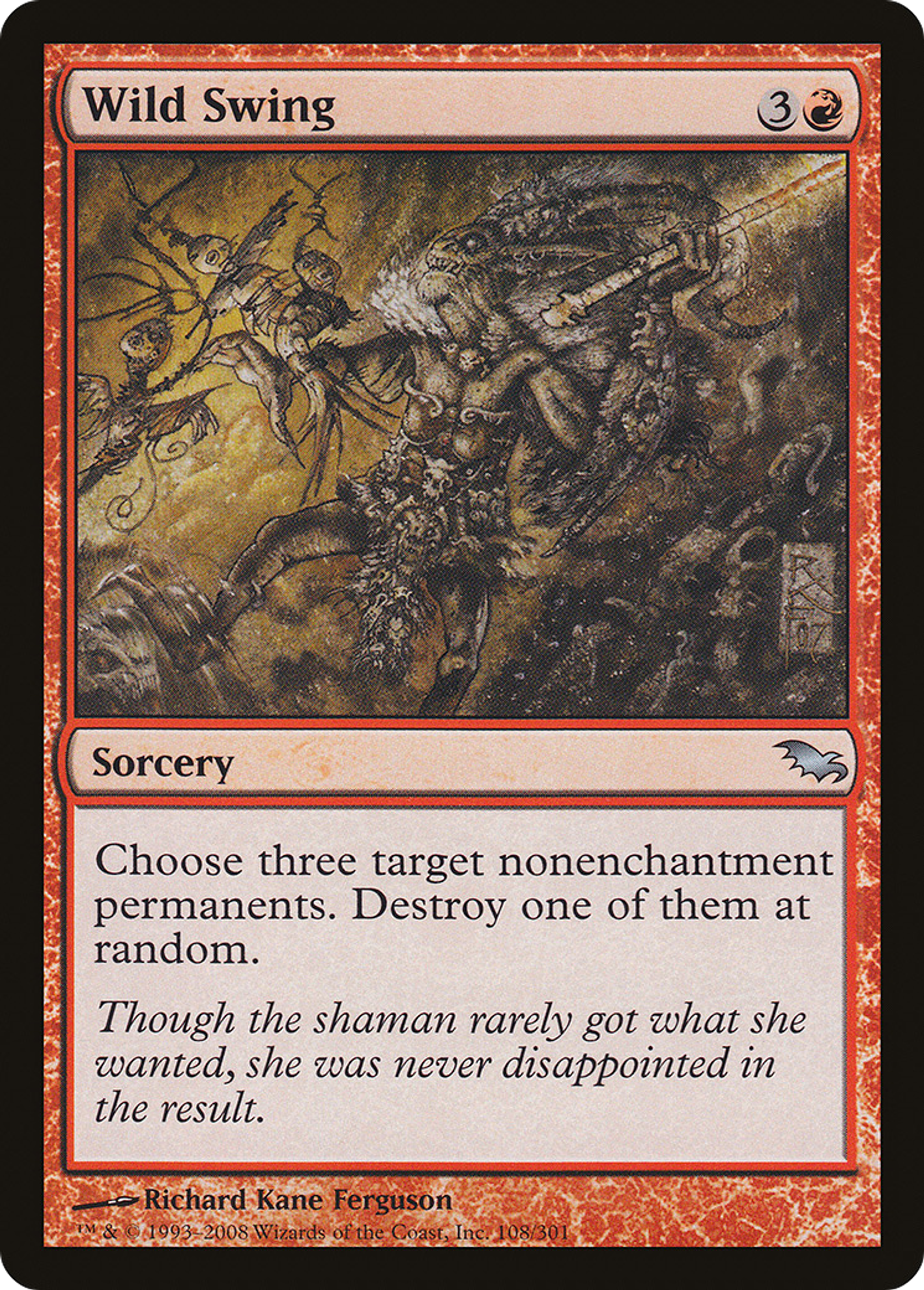 Wild Swing — Shadowmoor — Magic: The Gathering