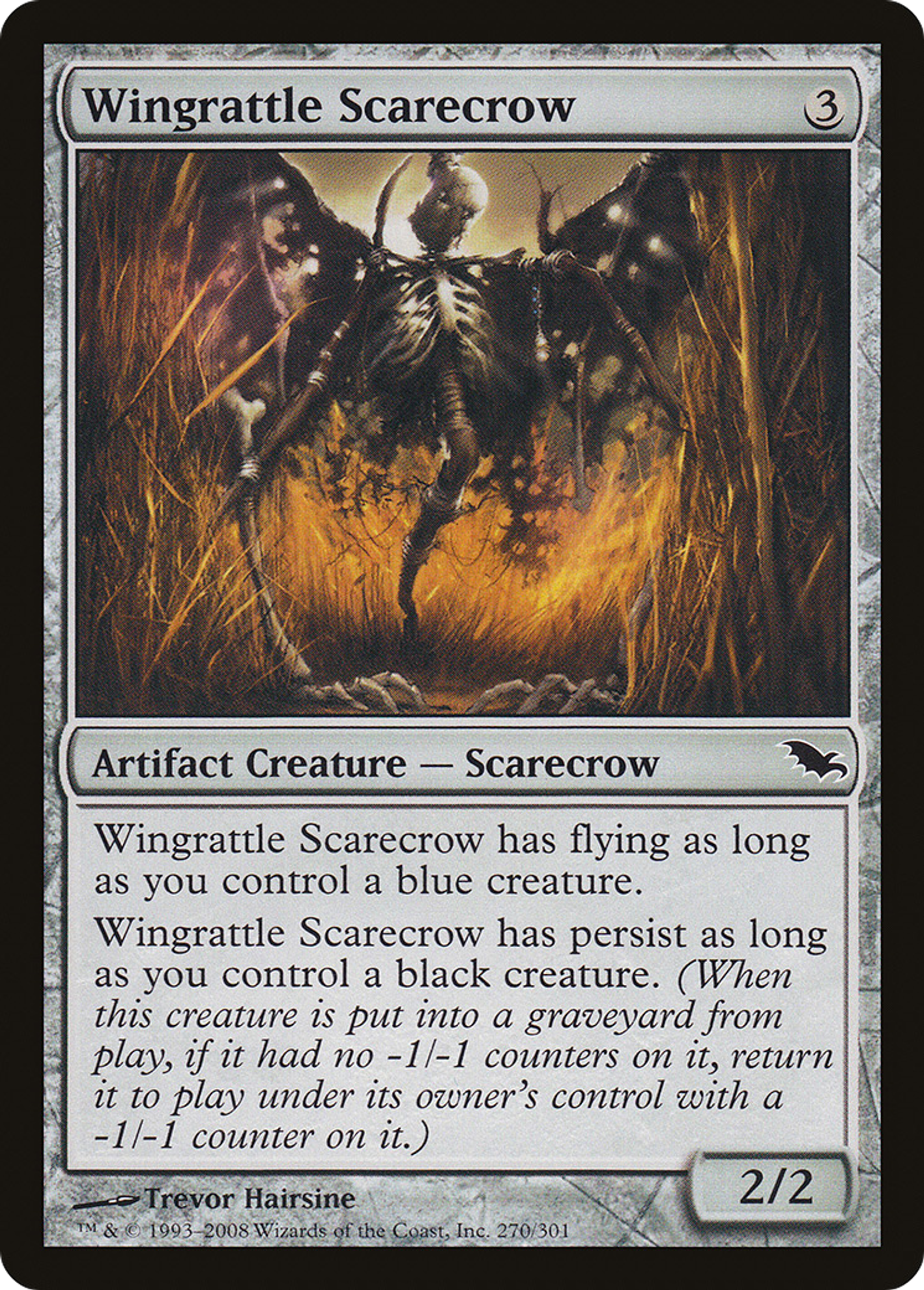 Wingrattle Scarecrow — Shadowmoor — Magic: The Gathering
