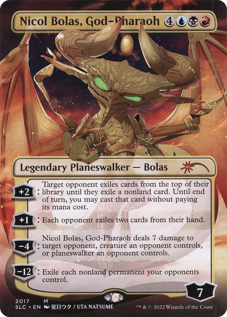 Nicol Bolas, God-Pharaoh — Secret Lair Countdown — Magic: The Gathering