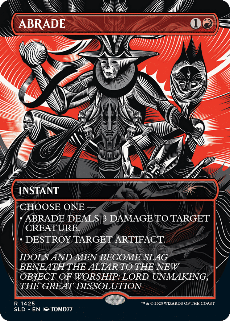 Abrade — Secret Lair Drop — Magic: The Gathering