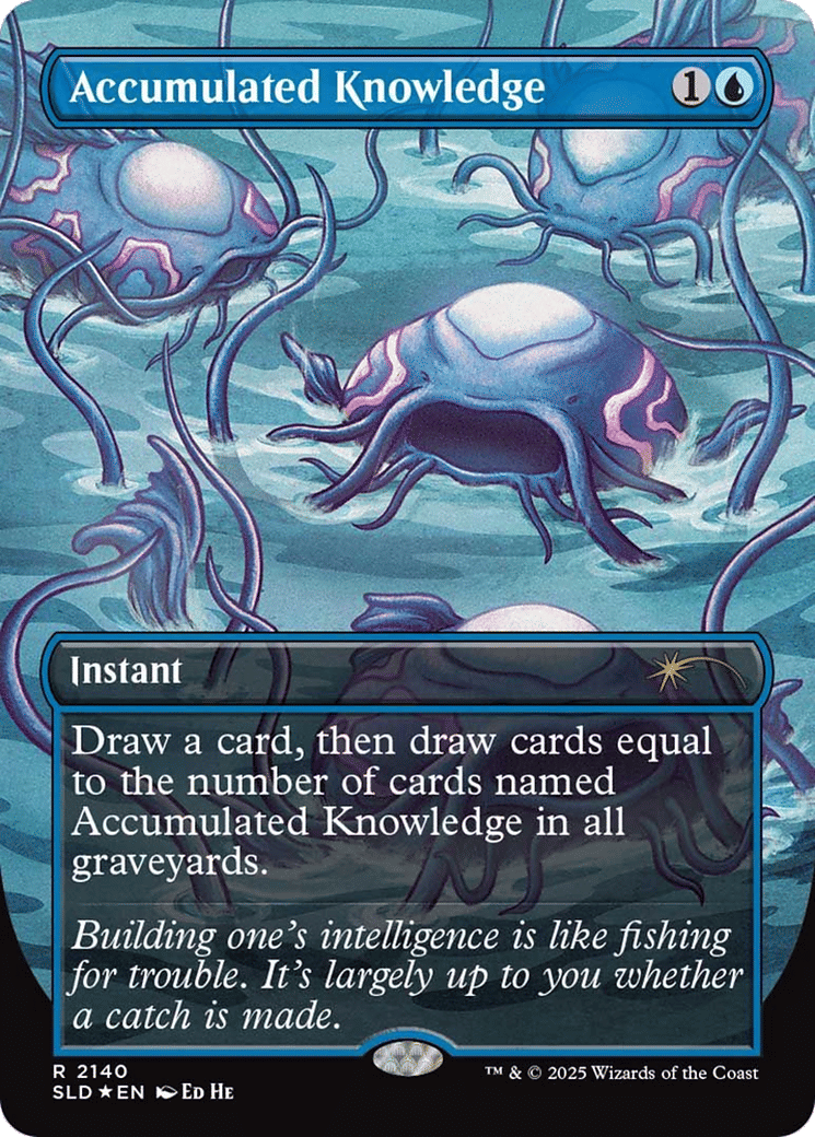 Accumulated Knowledge — Secret Lair Drop — Magic: The Gathering