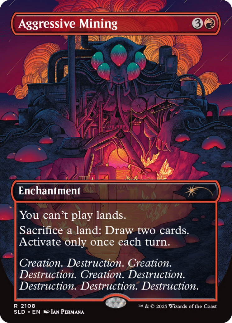 Aggressive Mining — Secret Lair Drop — Magic: The Gathering