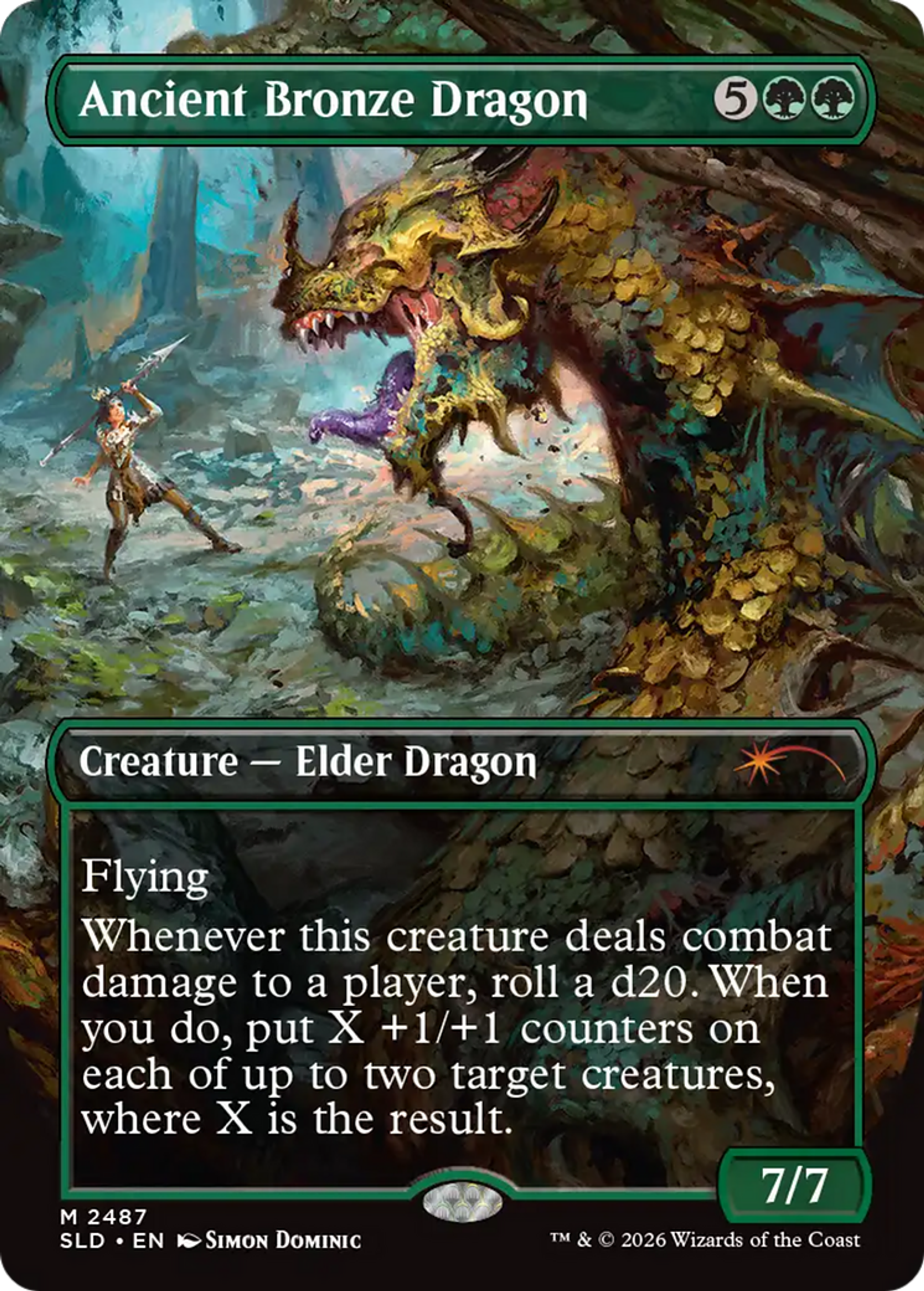 Dragon de bronze ancien — Secret Lair Drop — Magic: The Gathering