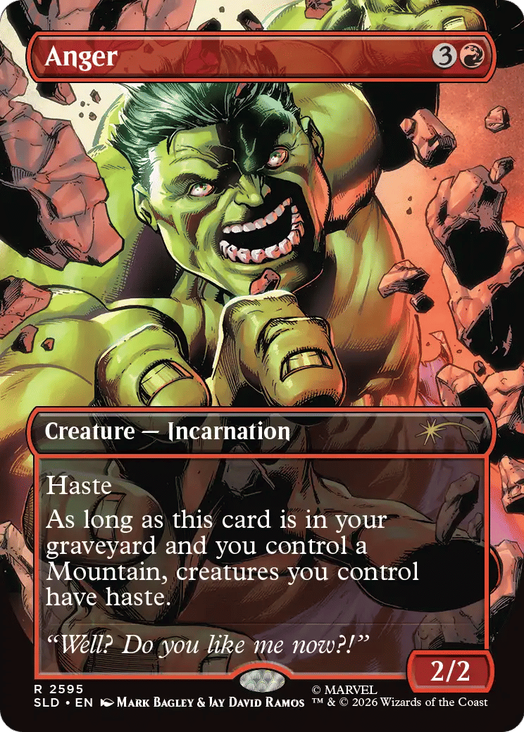 Anger — Secret Lair Drop — Magic: The Gathering