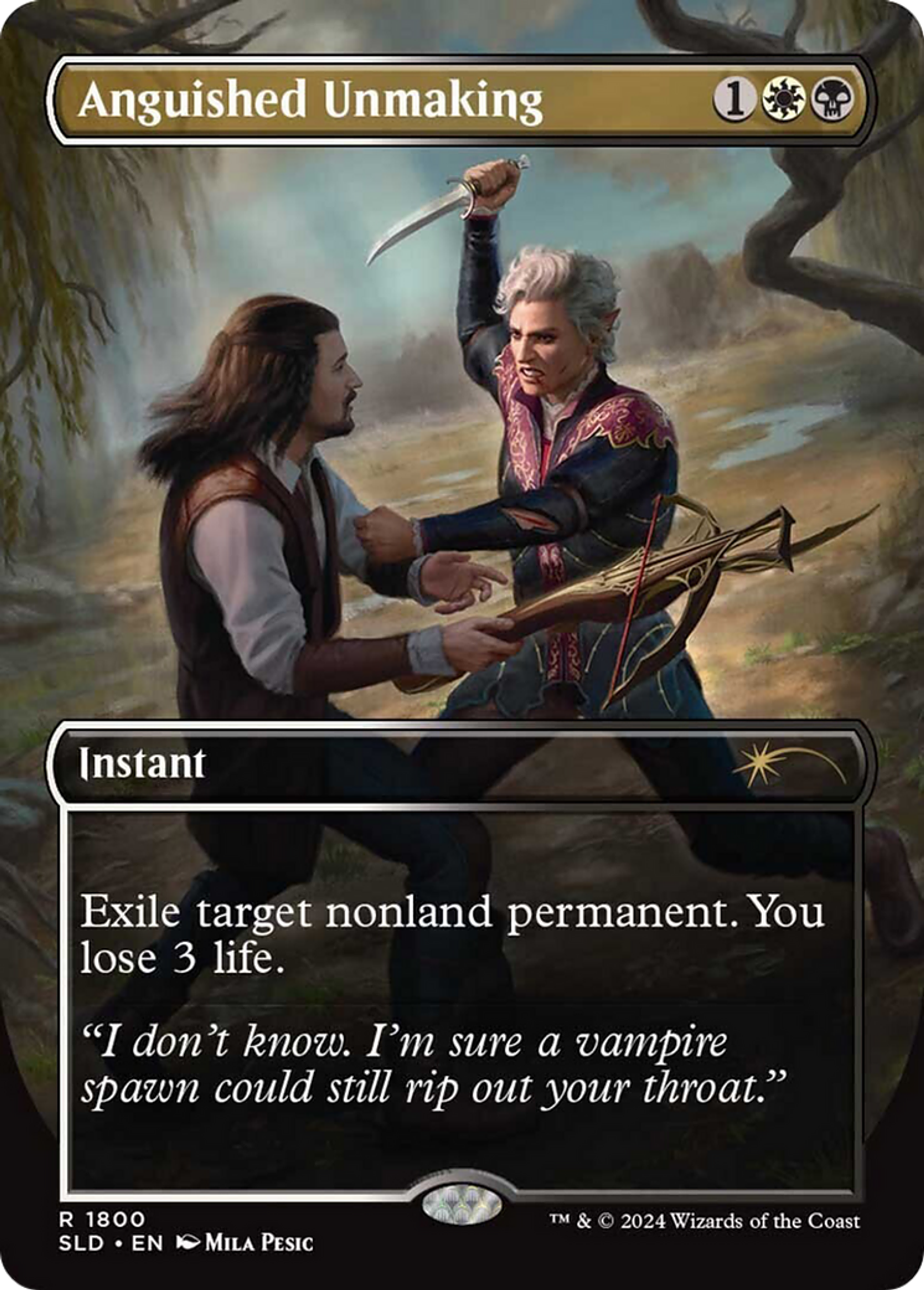 Anguished Unmaking — Secret Lair Drop — Magic: The Gathering